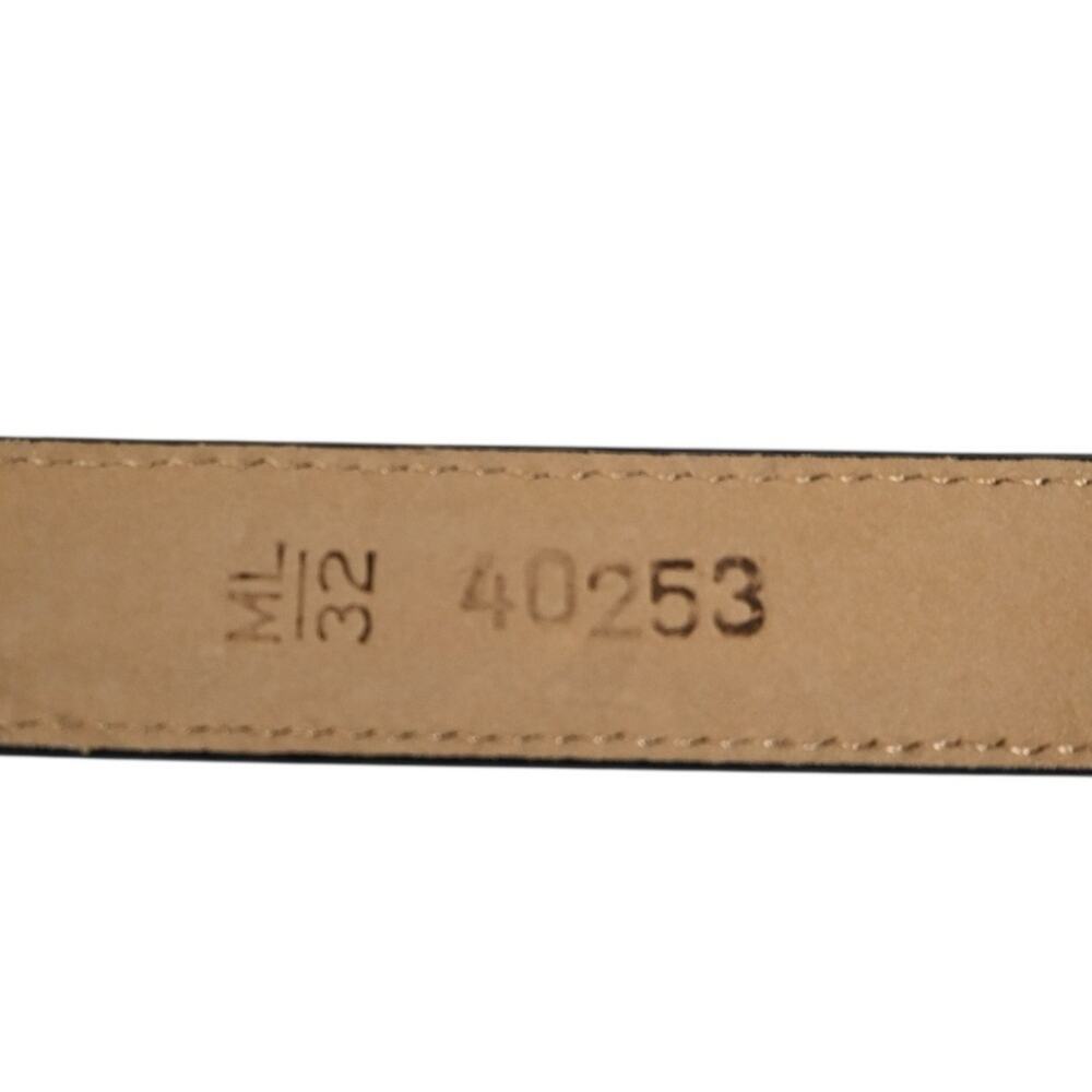 Brighton Women's M 40253 Black Croc Embossed Leather Belt - Picture 6 of 6